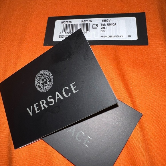 Versace. Nylon Palazzo Medusa Backpack with Dust Bag - Picture 12 of 13